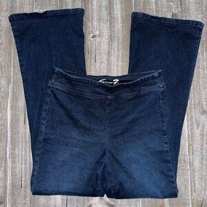 Seven7 Jeans Womens Size 10 Revenge Flare Dark Wash Stretch Y2K Retro Indie